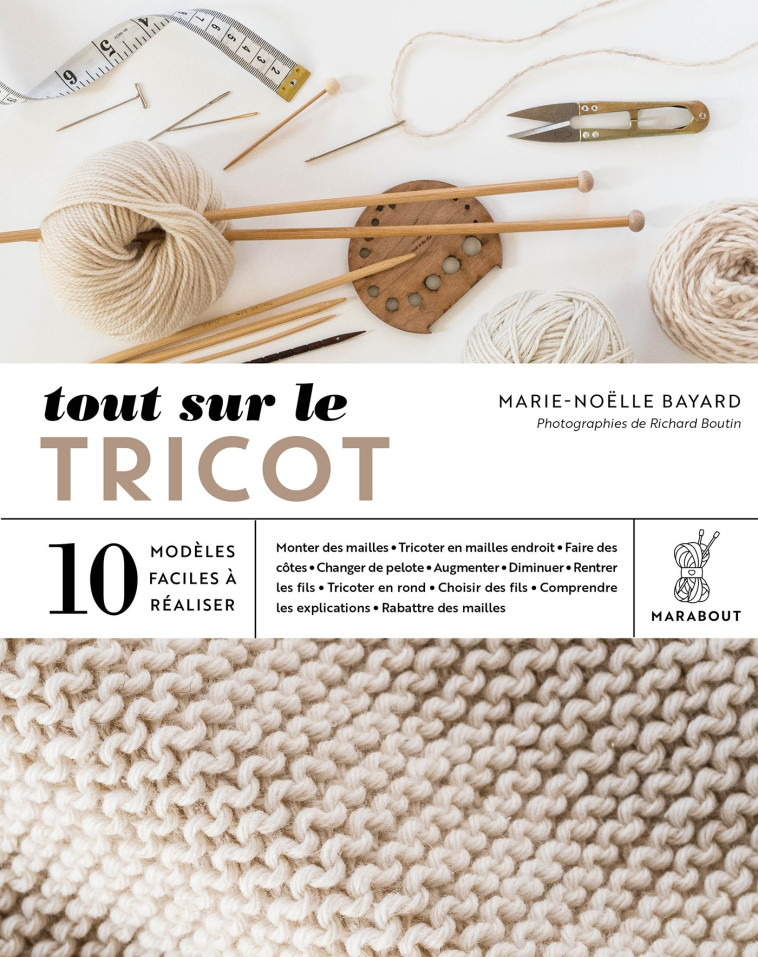 TOUT SUR LE TRICOT - BAYARD MARIE-NOELLE - MARABOUT