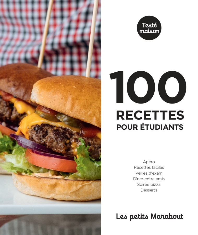 100 RECETTES POUR ETUDIANTS LES PETITS MARABOUT - XXX - MARABOUT