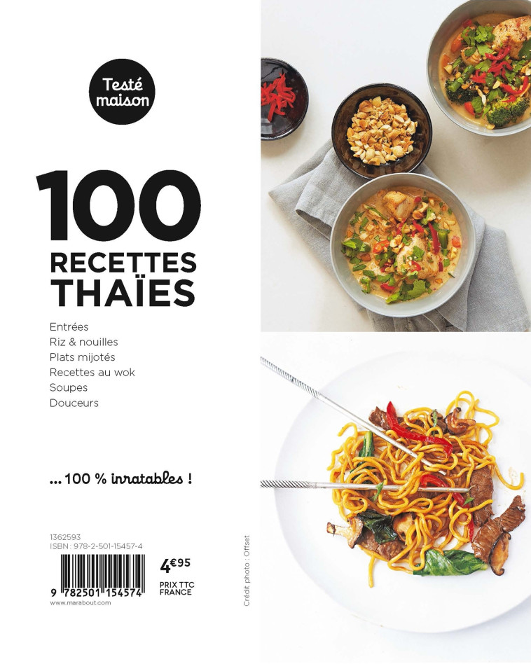 100 RECETTES THAIES - COLLECTIF - MARABOUT