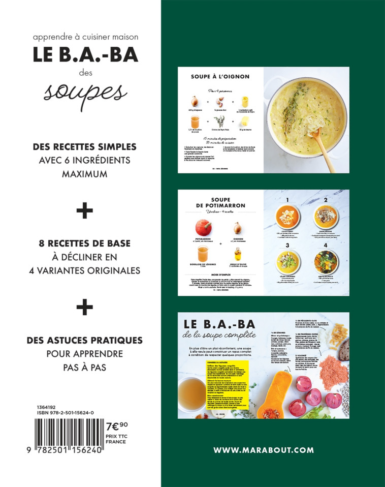 LE B.A.-BA DE LA CUISINE - SOUPES - BA-BA CUISINE - MARABOUT