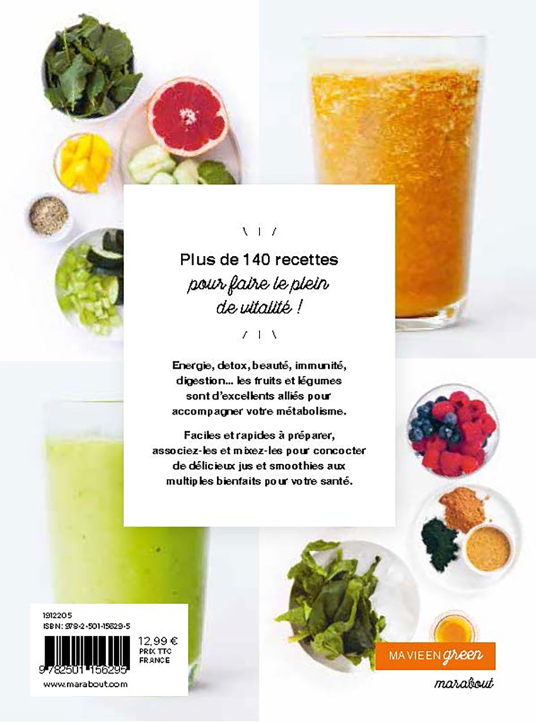 SMOOTHIES HEALTHY - MA VIE EN GREEN - XXX - MARABOUT