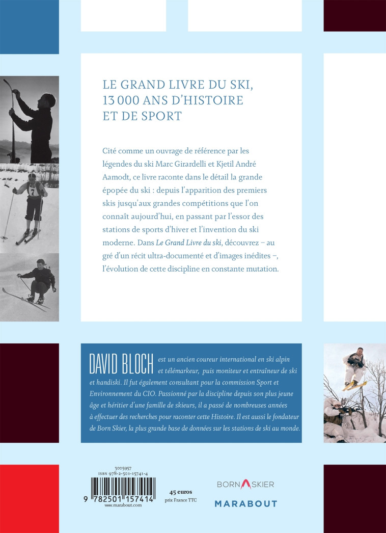 LE GRAND LIVRE DU SKI - BLOCH DAVID - MARABOUT