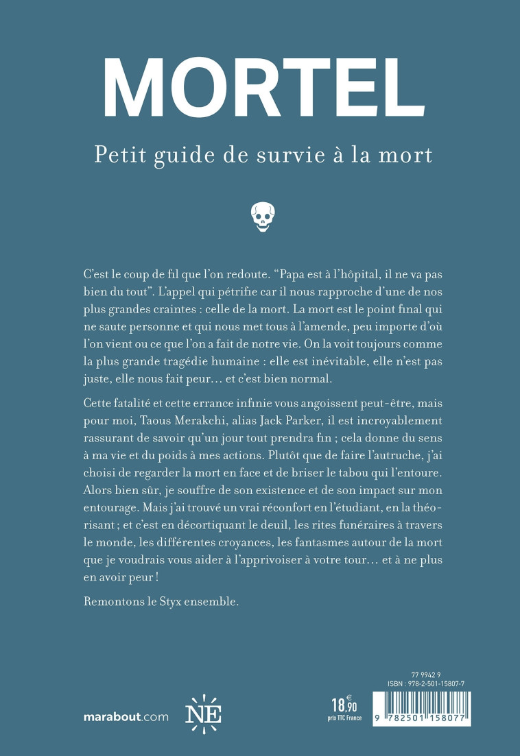 MORTEL - PETIT GUIDE DE SURVIE A LA MORT - MERAKCHI TAOUS - MARABOUT