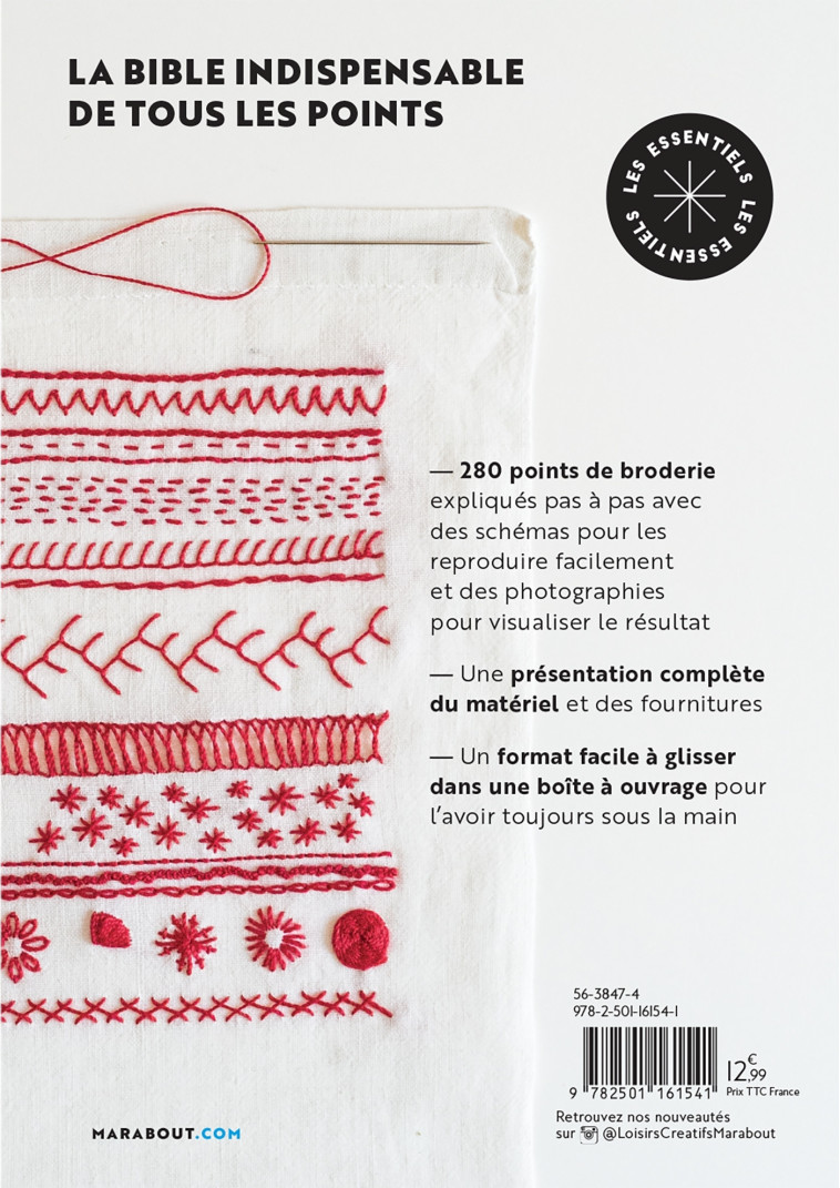 LA BRODERIE EN 280 POINTS - XXX - MARABOUT