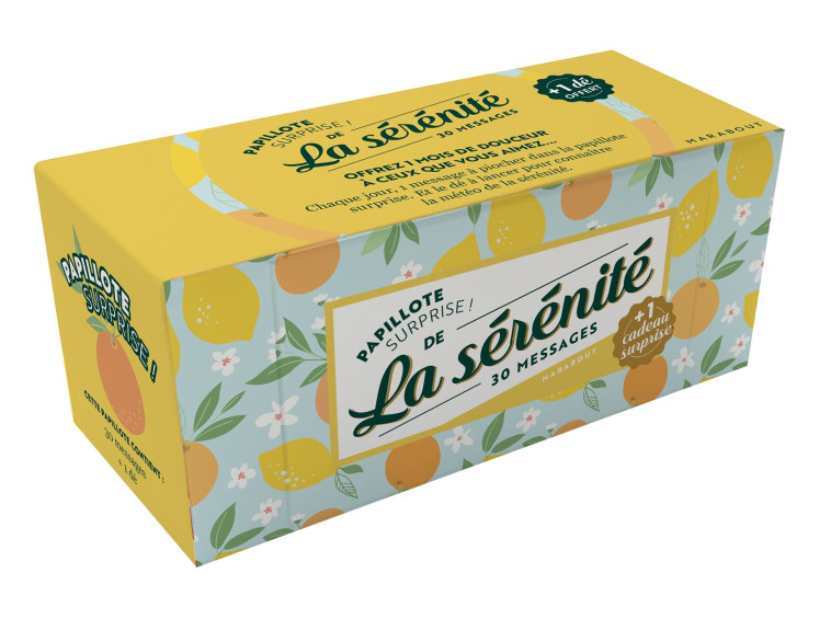 COFFRET - LES PAPILLOTES DE LA SERENITE - XXX - MARABOUT