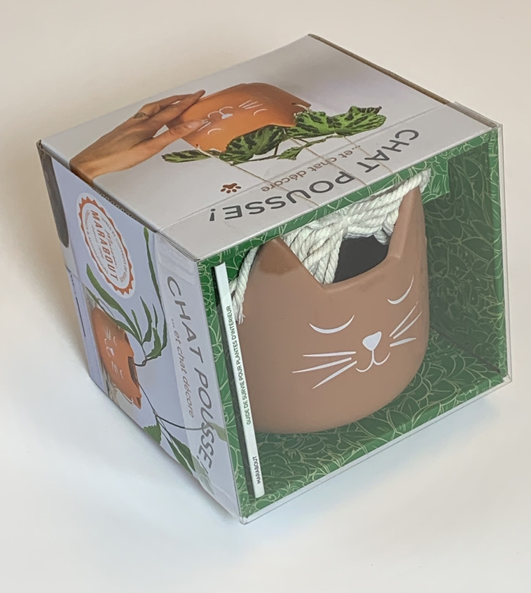 COFFRET - CHAT POUSSE ET CHAT DECOR - VERSION TERRACOTTA - XXX - MARABOUT