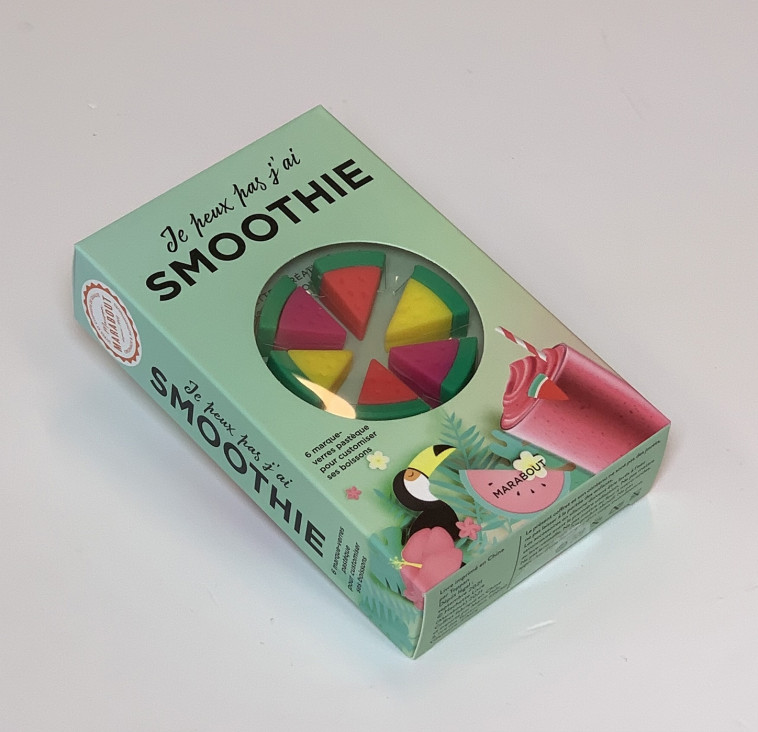 COFFRET - MARQUE-VERRES JE PEUX JAS J'AI SMOOTHIE - XXX - MARABOUT