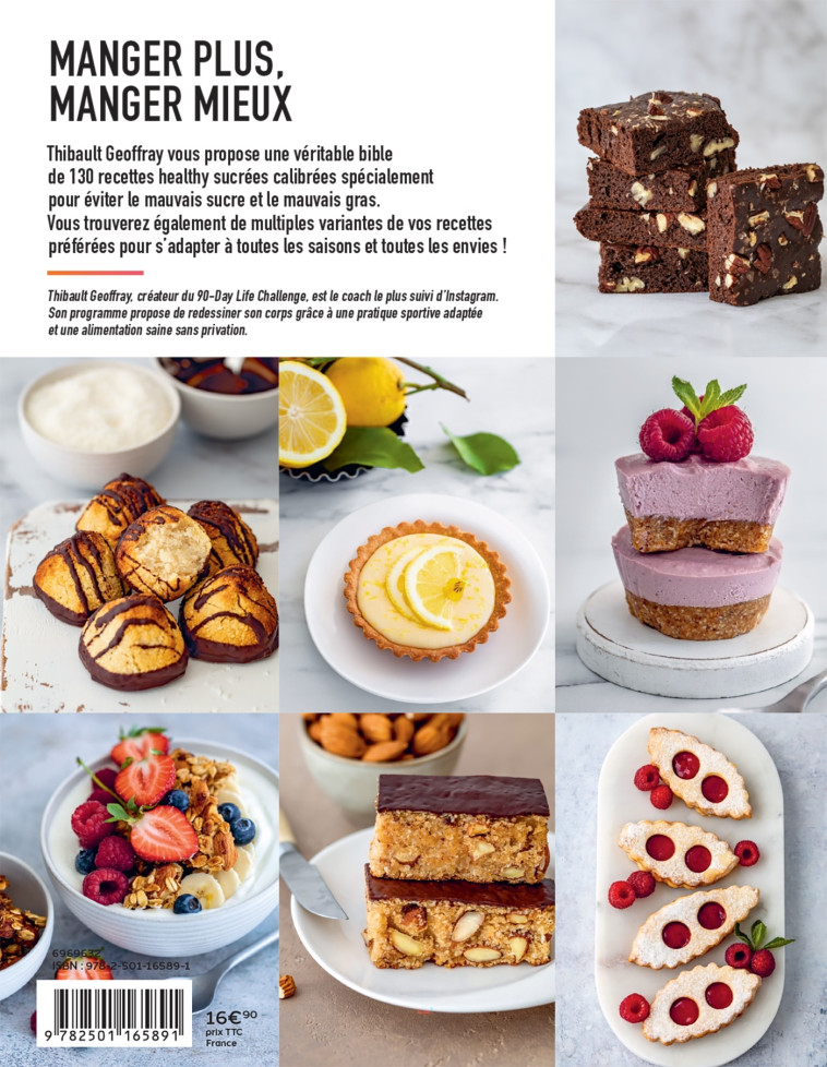 MES RECETTES HEALTHY SUCREES - GEOFFRAY THIBAULT - MARABOUT