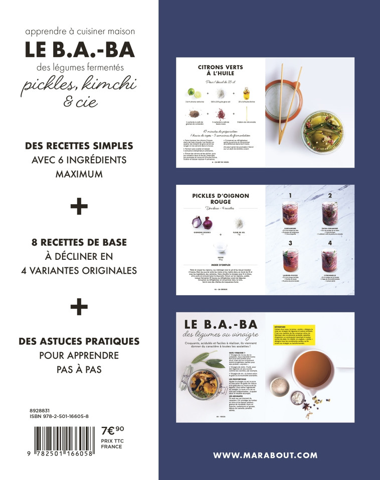 LE B.A-BA DE LA CUISINE : PICKLES - XXX - MARABOUT