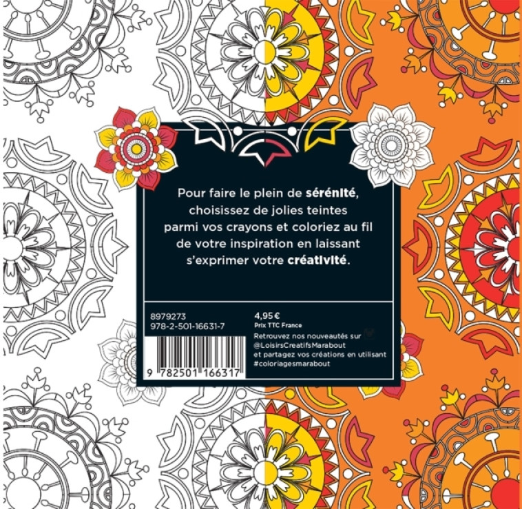 LE PETIT LIVRE DE COLORIAGES : MANDALAS - XXX - MARABOUT