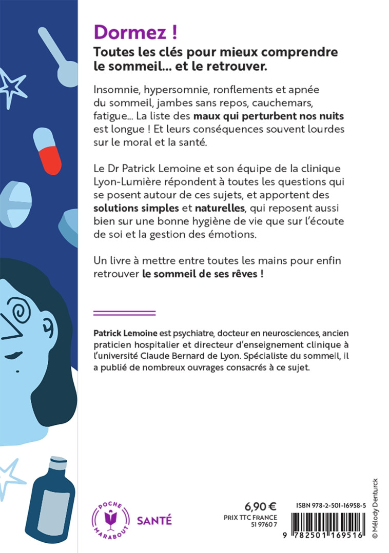 DORMEZ ! LE PROGRAMME COMPLET POUR EN FINIR AVEC L'INSOMNIE - LEMOINE PATRICK - MARABOUT