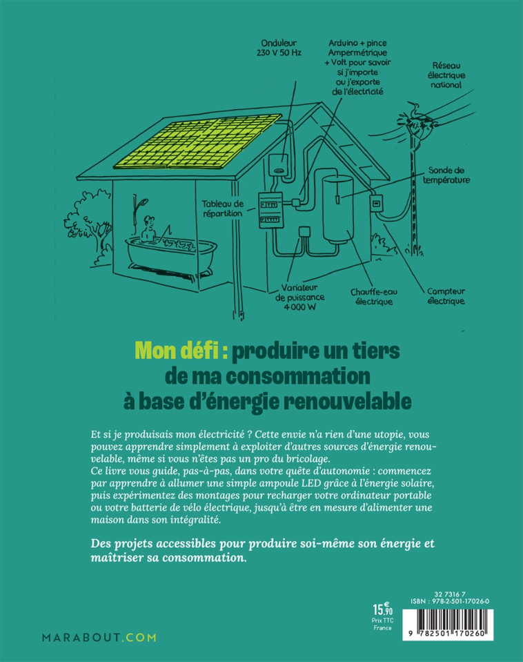 L'AUTONOMIE ENERGETIQUE - LES PANNEAUX PHOTOVOLTAIQUES - CHAILLOT BARNABE - MARABOUT