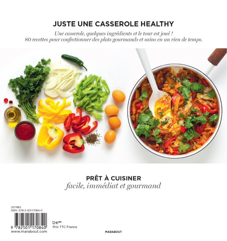 PRET A CUISINER - JUSTE UNE CASSEROLE HEALTHY - FAUDA-ROLE SABRINA - MARABOUT