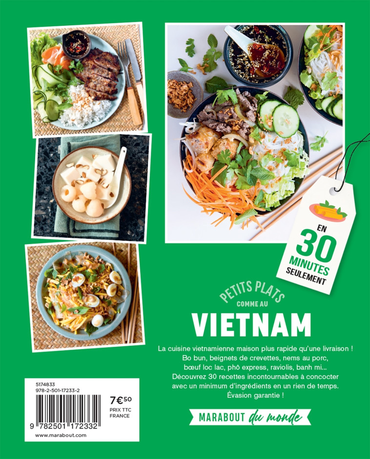 PETITS PLATS COMME AU VIETNAM - SOUKSISAVANH ORATHAY - MARABOUT