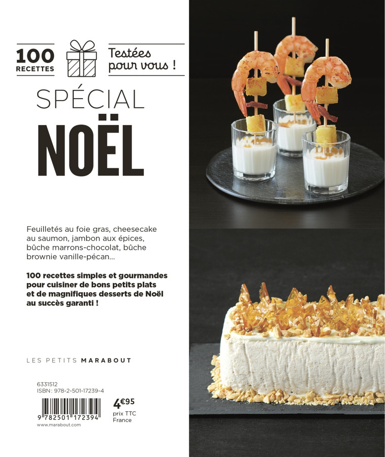 100 RECETTES SPECIAL NOEL - XXX - MARABOUT