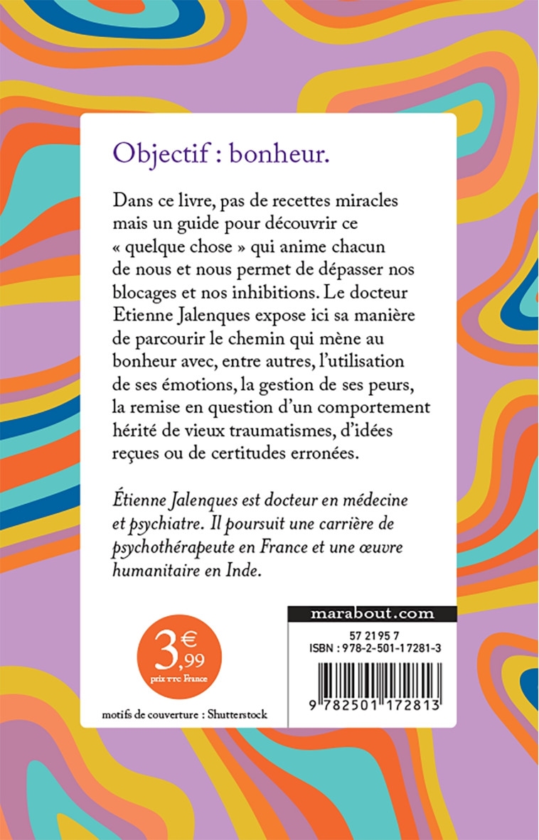 LA THERAPIE DU BONHEUR - JALENQUES D E. - MARABOUT