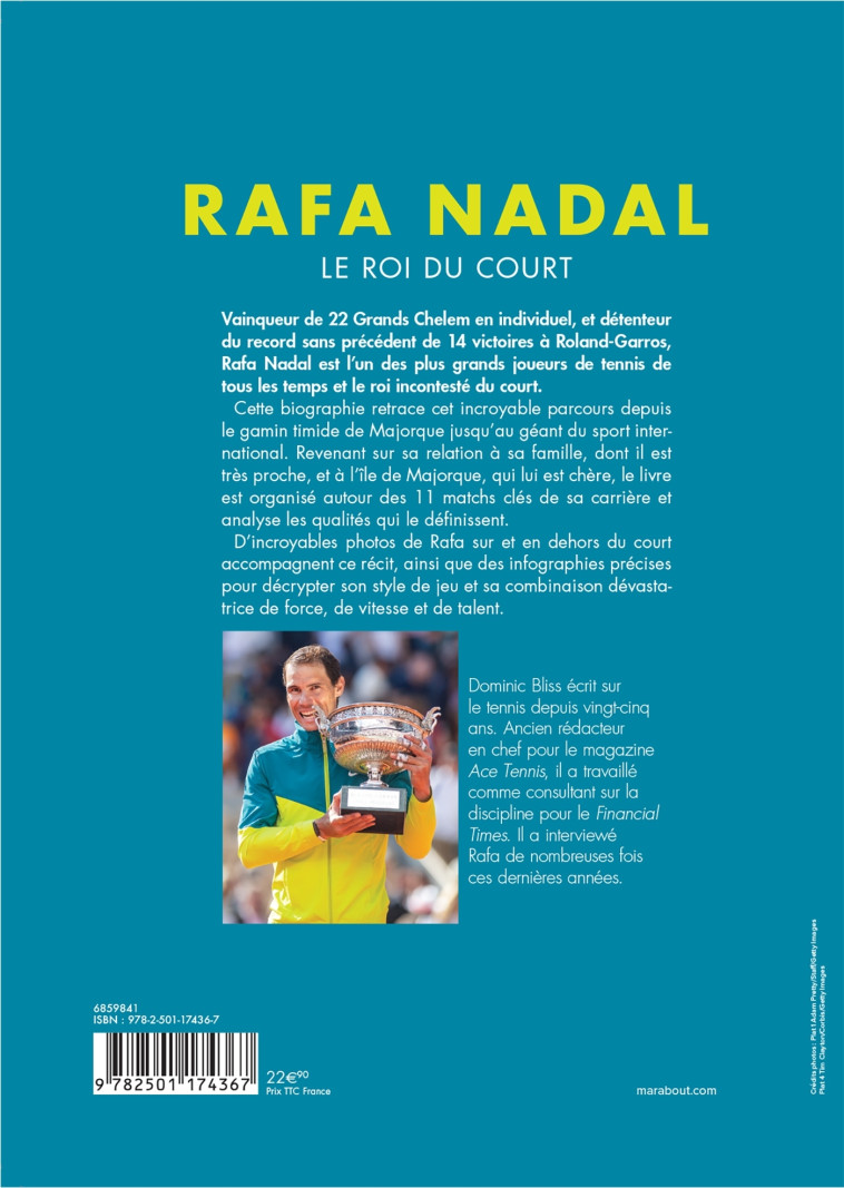 RAFAEL NADAL : LE ROI DU COURT - XXX - MARABOUT