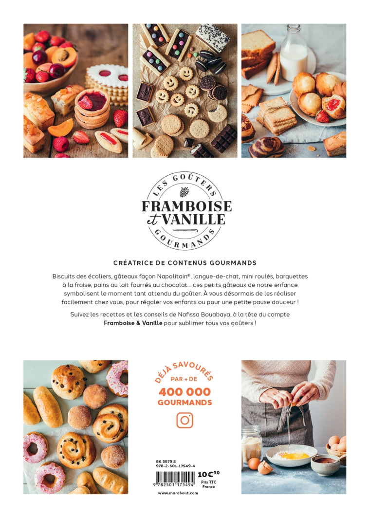 FRAMBOISE & VANILLE - PETIT GATEAUX CULTE - FRAMBOISE & VANILLE - MARABOUT