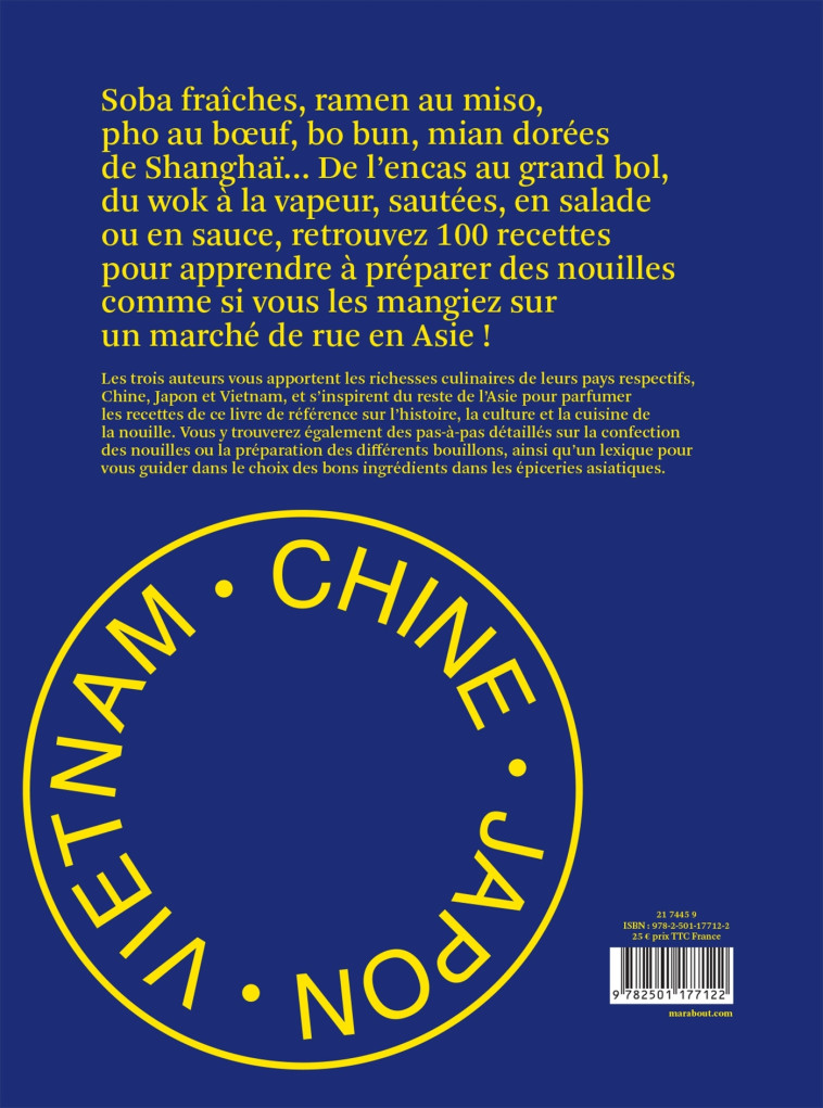 RAMENS ET AUTRES NOUILLES D'ASIE - MASUI/ZHANG/TRAN - MARABOUT