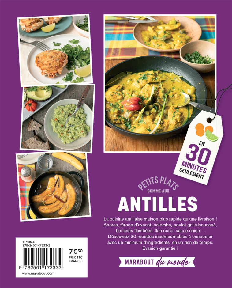 PETITS PLATS COMME AUX ANTILLES - COLLECTIF - MARABOUT