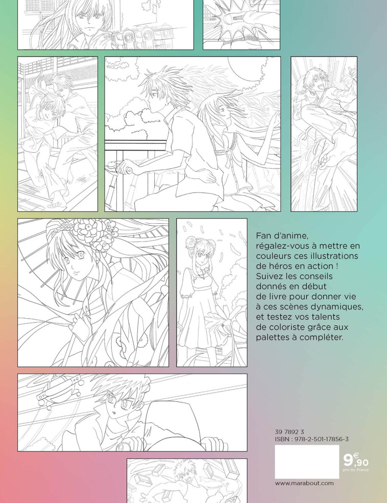 LIVRE DE COLORIAGE ANIME - XXX - MARABOUT