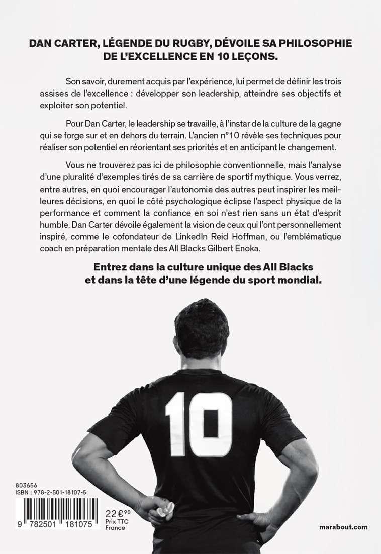 DAN CARTER - L'ART DE LA VICTOIRE - CARTER DAN - MARABOUT