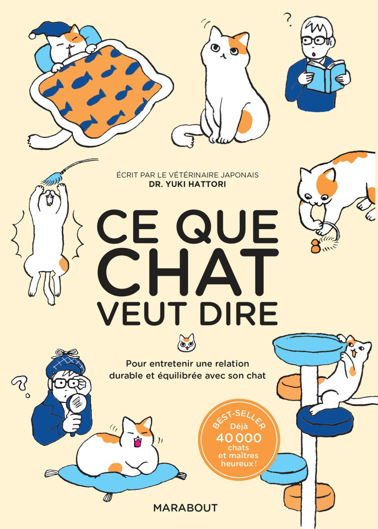 CE QUE CHAT VEUT DIRE - HATTORI YUKI - MARABOUT