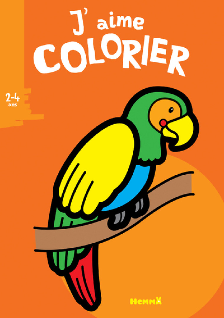 J'AIME COLORIER (2-4 ANS) (PERROQUET) - COLLECTIF/PERNOT - HEMMA