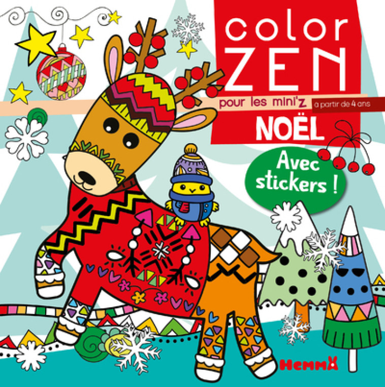 COLOR ZEN POUR LES MINI'Z - NOEL - COLLECTIF - HEMMA