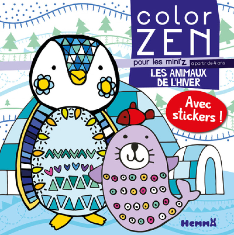 LES ANIMAUX DE L'HIVER 4 ANS - COLLECTIF - HEMMA