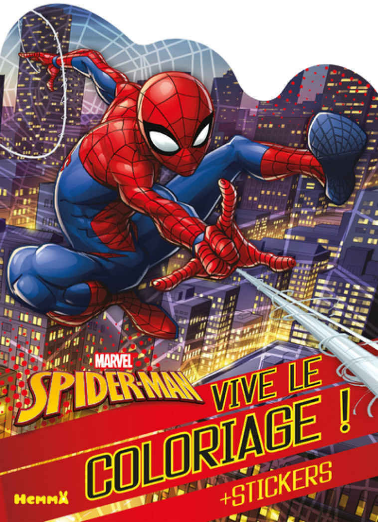 MARVEL SPIDER-MAN - VIVE LE COLORIAGE ! - COLLECTIF - HEMMA