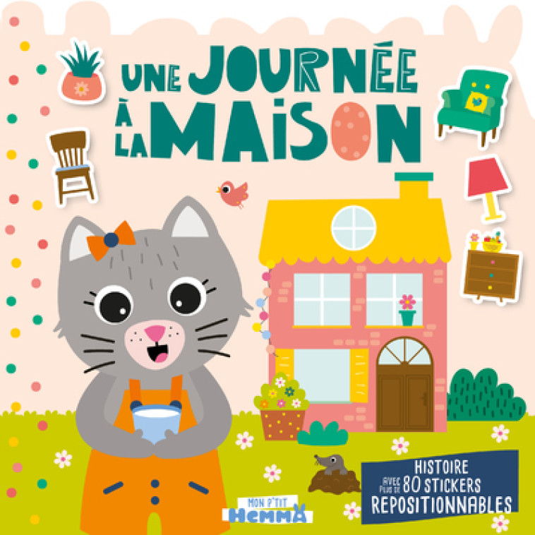 HISTOIRE AVEC STICKERS  UNE JOURNEE A LA MAISON - CAROTTE ET COMPAGNIE - HEMMA