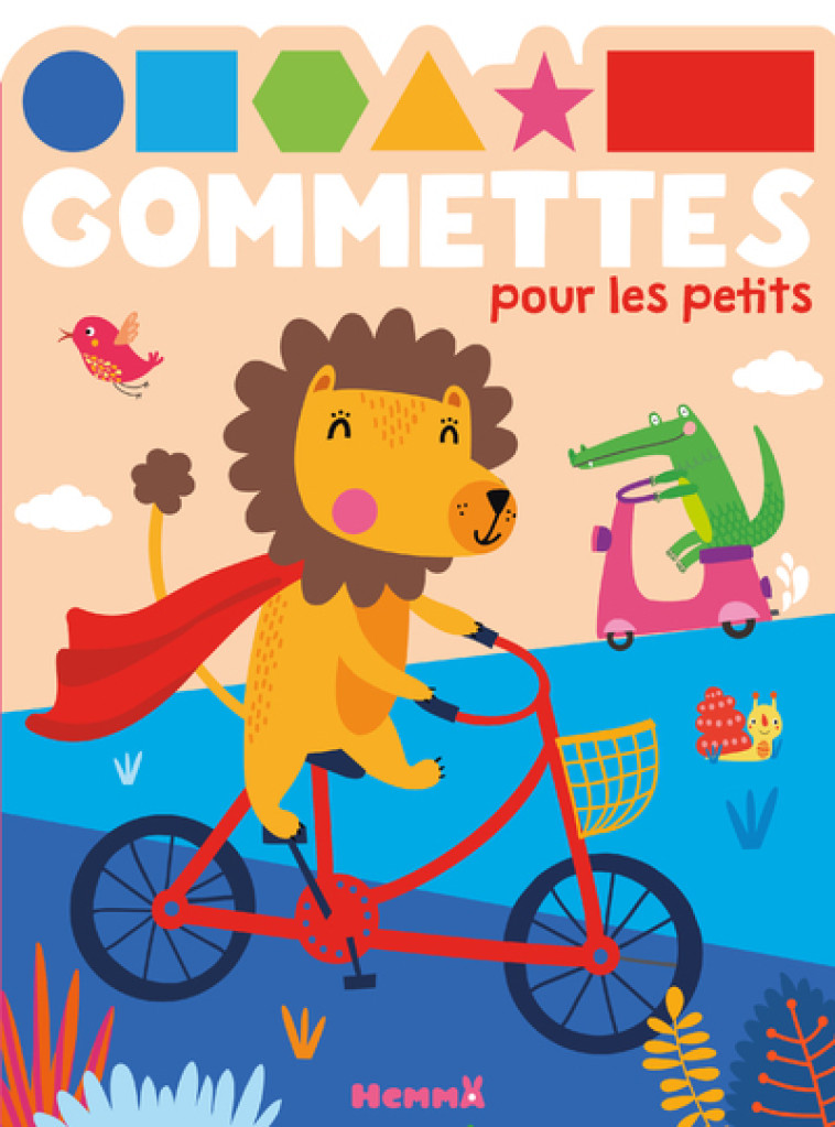 GOMMETTES POUR LES PETITS LION A VELO - COLLECTIF - HEMMA