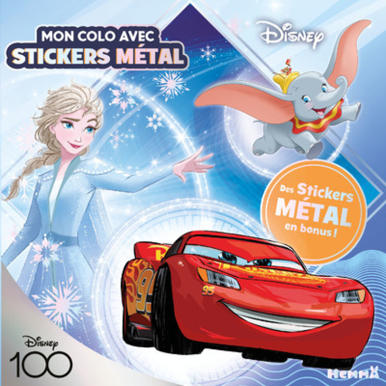 MON COLO AVEC STICKERS METAL - DISNEY - COLLECTIF - HEMMA