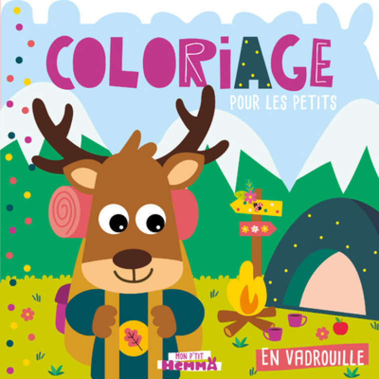 MON P'TIT HEMMA - COLORIAGE POUR LES PETITS - EN VADROUILLE - CAROTTE ET COMPAGNIE - HEMMA