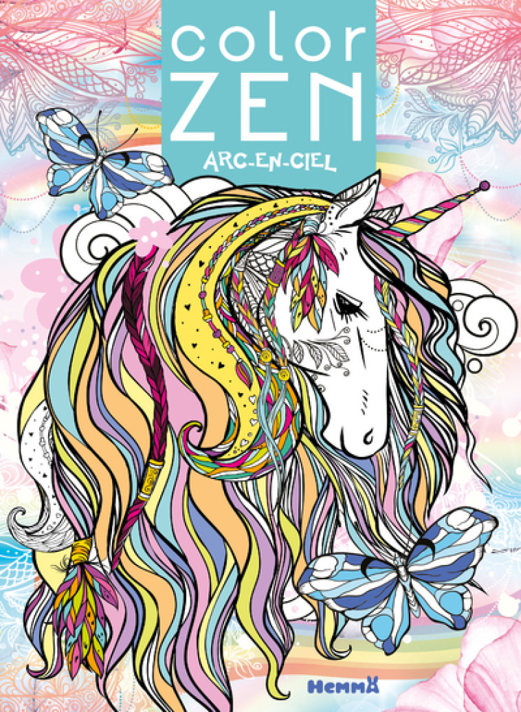 COLOR ZEN - ARC-EN-CIEL (LICORNE) - COLLECTIF - HEMMA