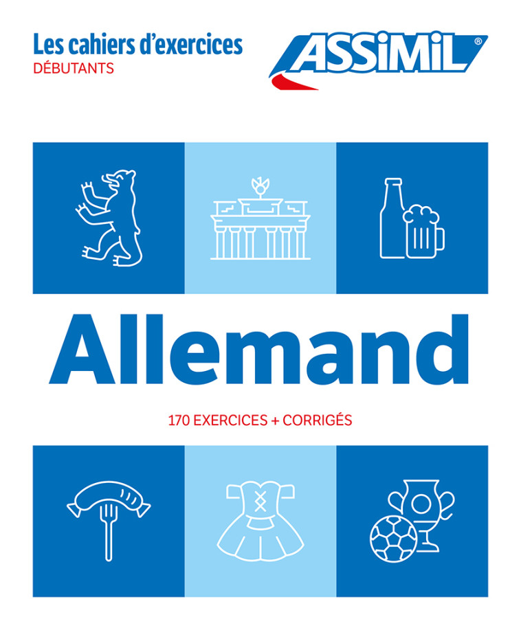 LES CAHIER D'EXERCICES  ALLEMAND DEBUTANTS - SCHODEL BETTINA - ASSIMIL