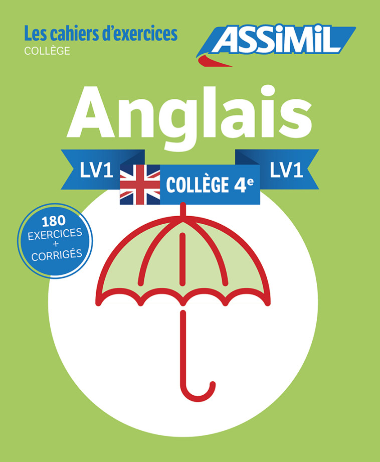 LES CAHIER D'EXERCICES ANGLAIS LV1 COLLEGE 4E - BAUCHART HELENE - ASSIMIL