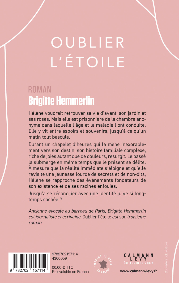 OUBLIER L'ETOILE - HEMMERLIN BRIGITTE - CALMANN-LEVY