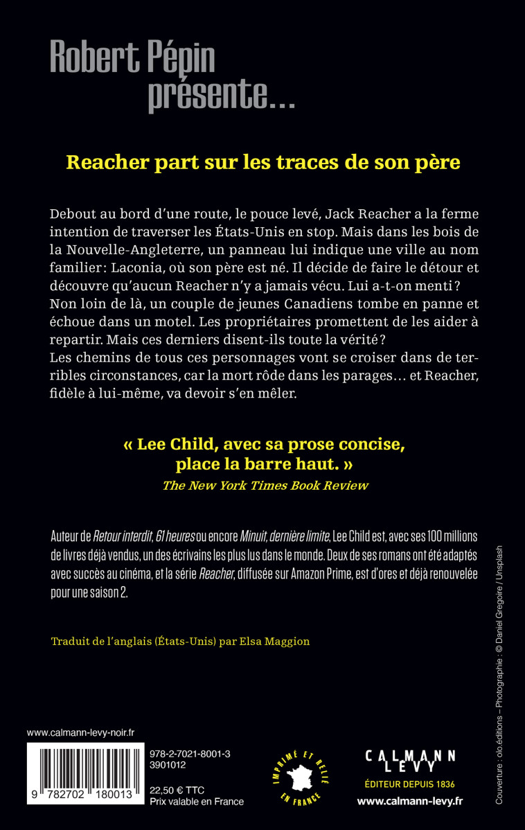 UNE AVENTURE DE JACK REACHER - T23 - LES TEMPS DU PASSE - CHILD LEE - CALMANN-LEVY