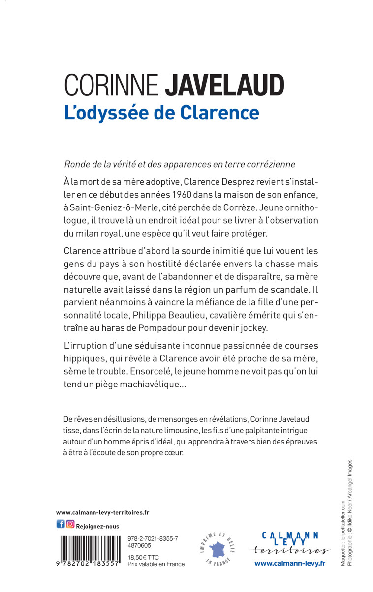 L'ODYSSEE DE CLARENCE - JAVELAUD CORINNE - CALMANN-LEVY