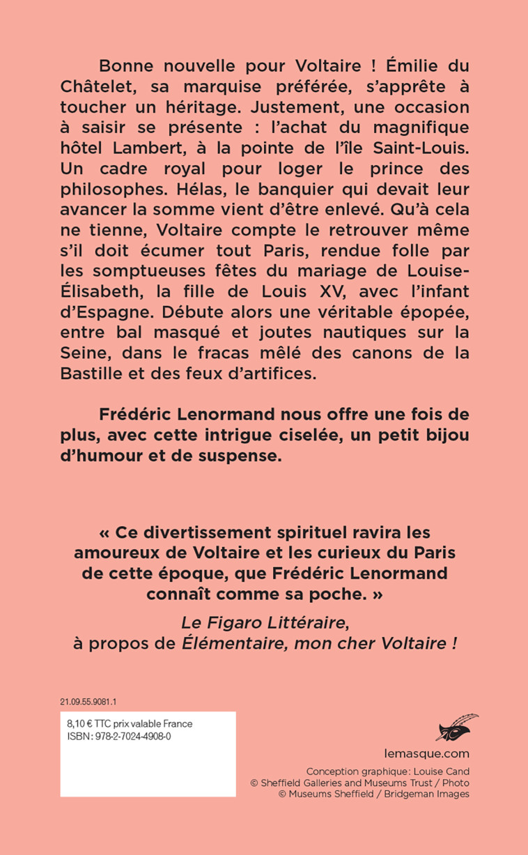 UN CARROSSE NOMME DESIR - LENORMAND FREDERIC - ED DU MASQUE