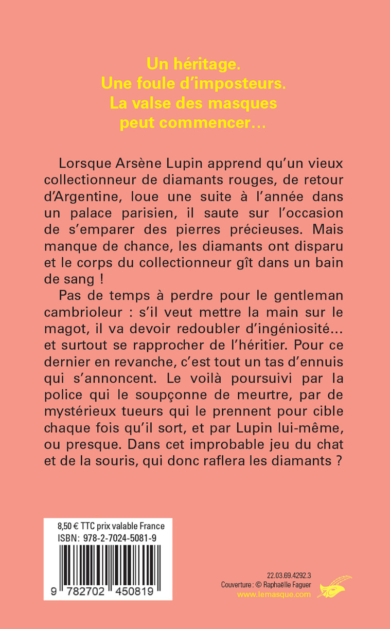 LA VIE PRIVEE D'ARSENE LUPIN - LENORMAND FREDERIC - ED DU MASQUE