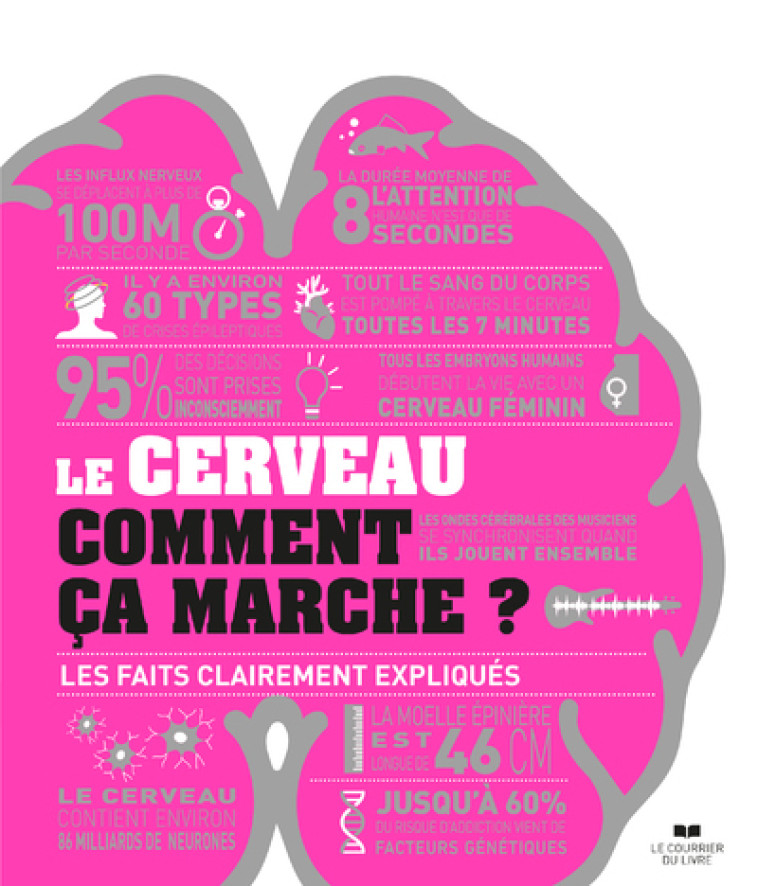 LE CERVEAU COMMENT CA MARCHE ? - LES FAITS CLAIREMENTS EXPLIQUES - COLLECTIF - COURRIER LIVRE