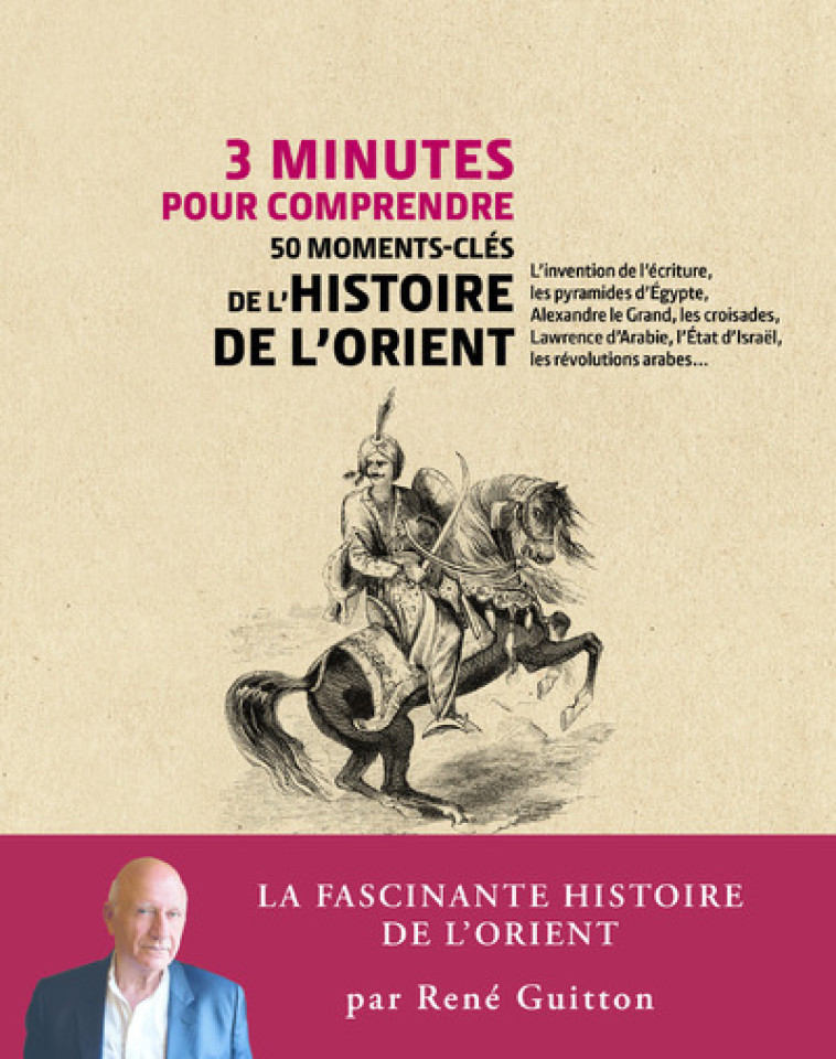 3 MINUTES POUR COMPRENDRE 50 MOMENTS-CLES DE L'HISTOIRE DE L'ORIENT - GUITTON RENE - COURRIER LIVRE