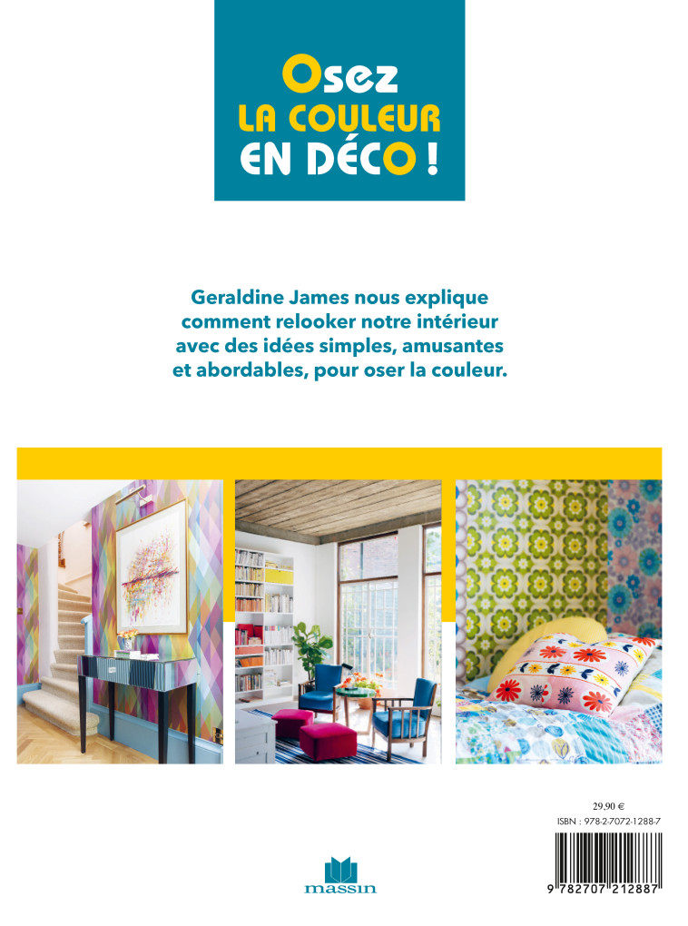 OSEZ LA COULEUR EN DECO - COLLECTIF - CHARLES MASSIN