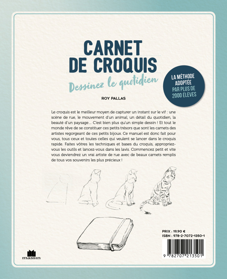 CARNET DE CROQUIS - DESSINEZ LE QUOTIDIEN - XXX - CHARLES MASSIN