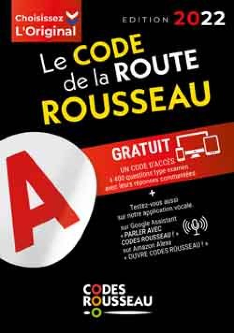 CODE ROUSSEAU DE LA ROUTE B 2022 - XXX - CODES ROUSSEAU