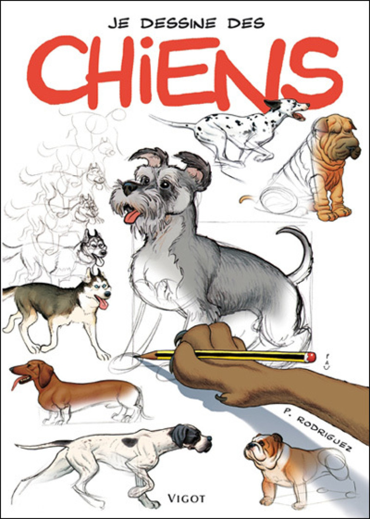 JE DESSINE DES CHIENS - RODRIGUEZ PAU - VIGOT