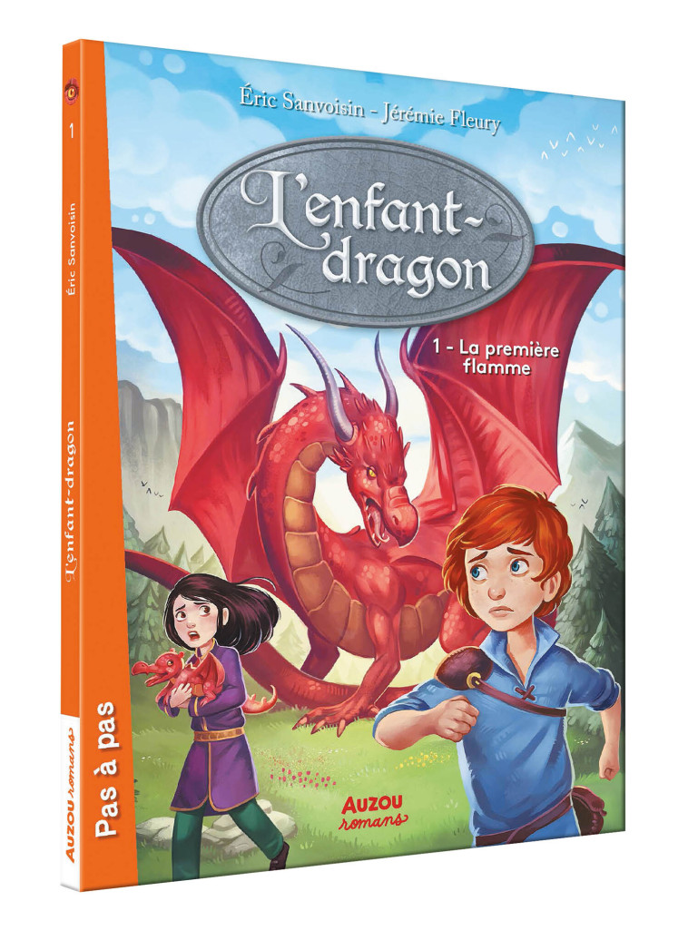 L'ENFANT DRAGON T1 LA PREMIERE FLAMME - SANVOISIN/FLEURY - AUZOU